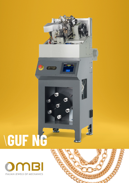 GUF NG. Automatic high speed machine for the production of cable and curb chain right and left.